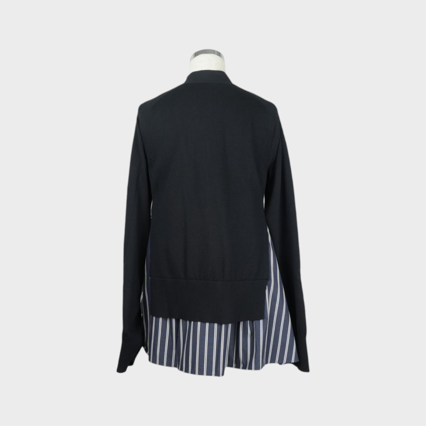 sacai Poplin x Knit Cardigan