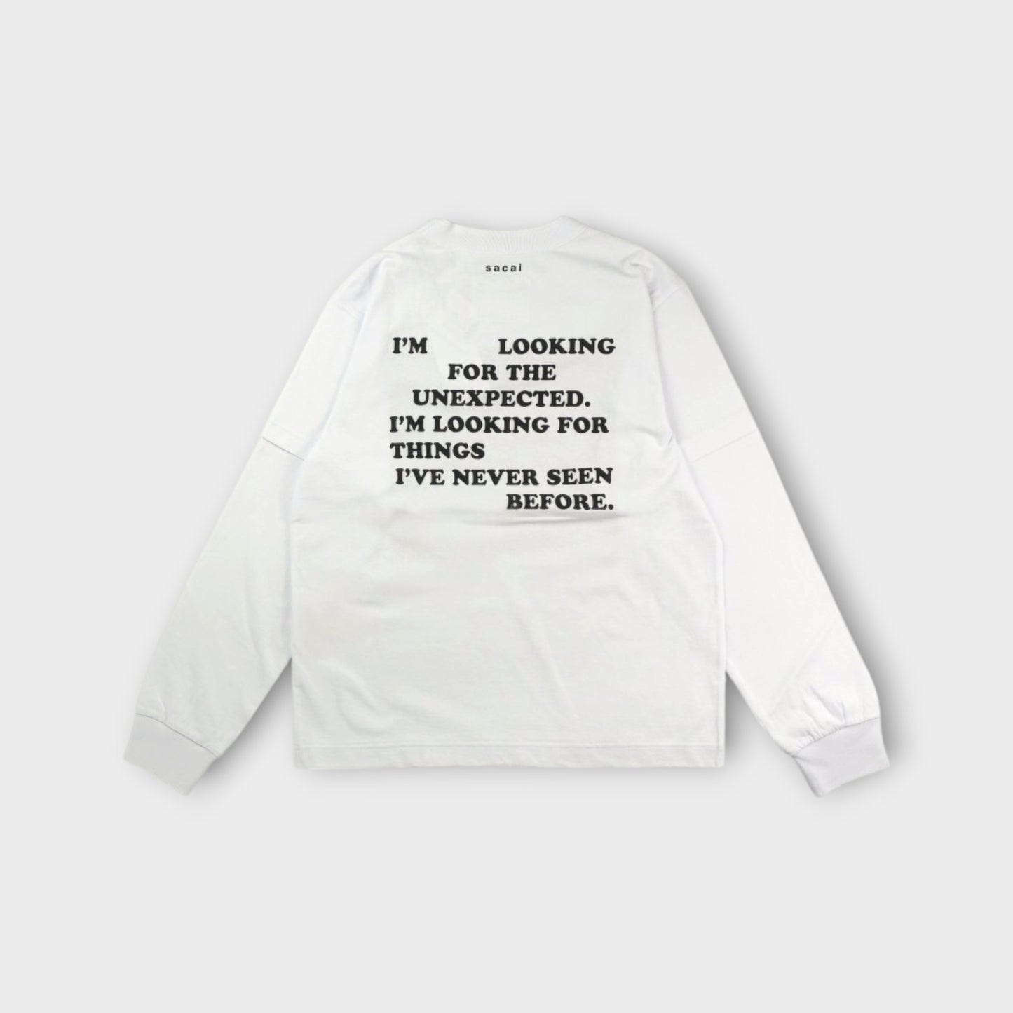 sacai UNISEX Robert Mapplethorpe Graphic Print L/S T-Shirt