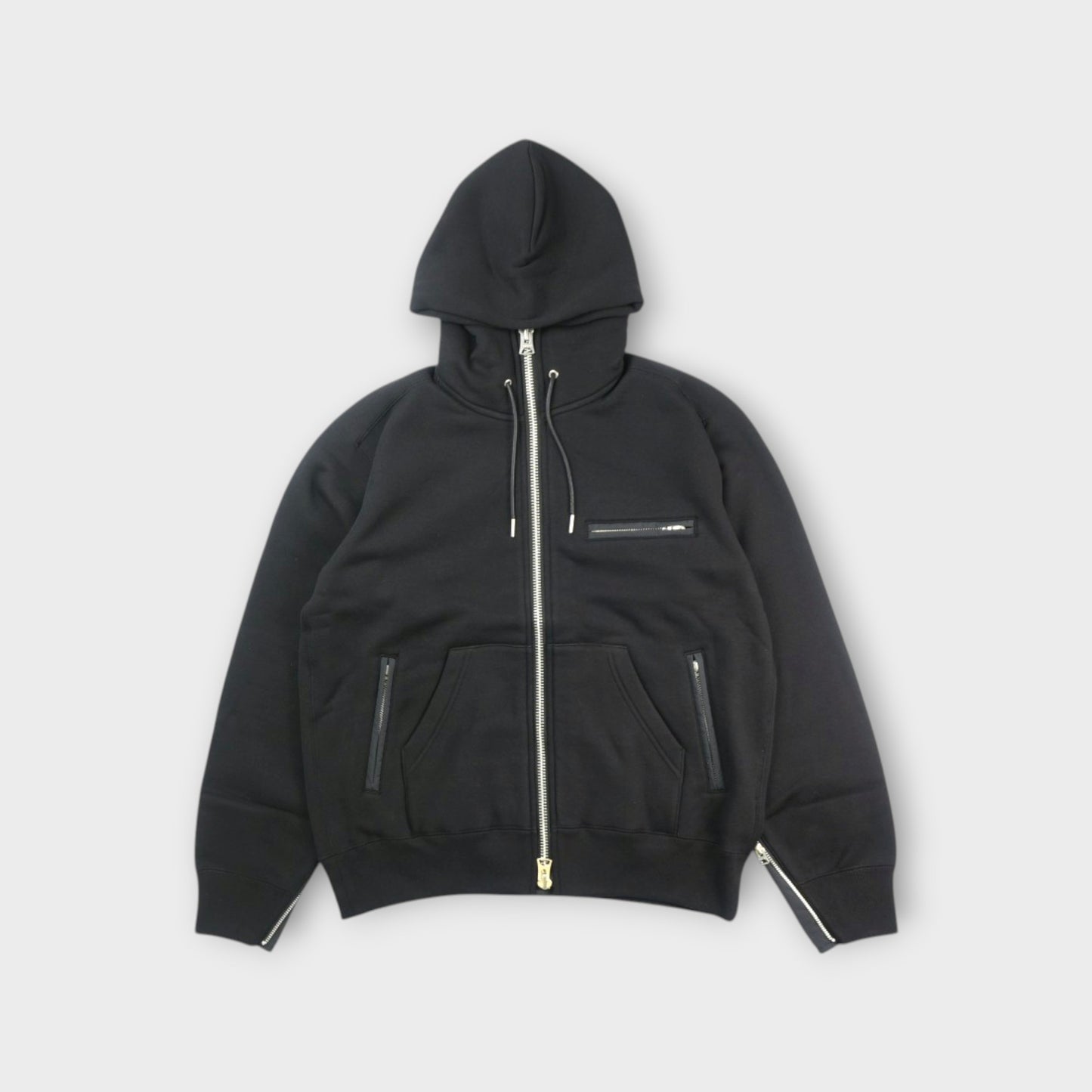 sacai MEN Cotton Jersey Hoodie