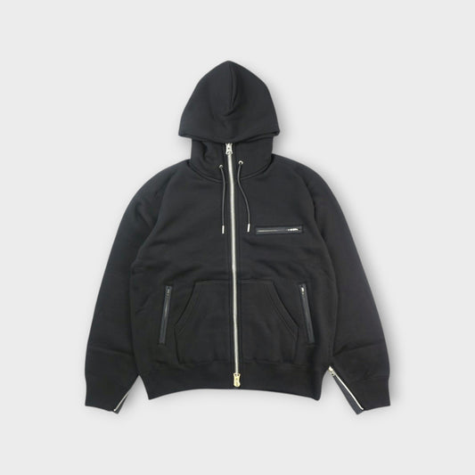 sacai MEN Cotton Jersey Hoodie