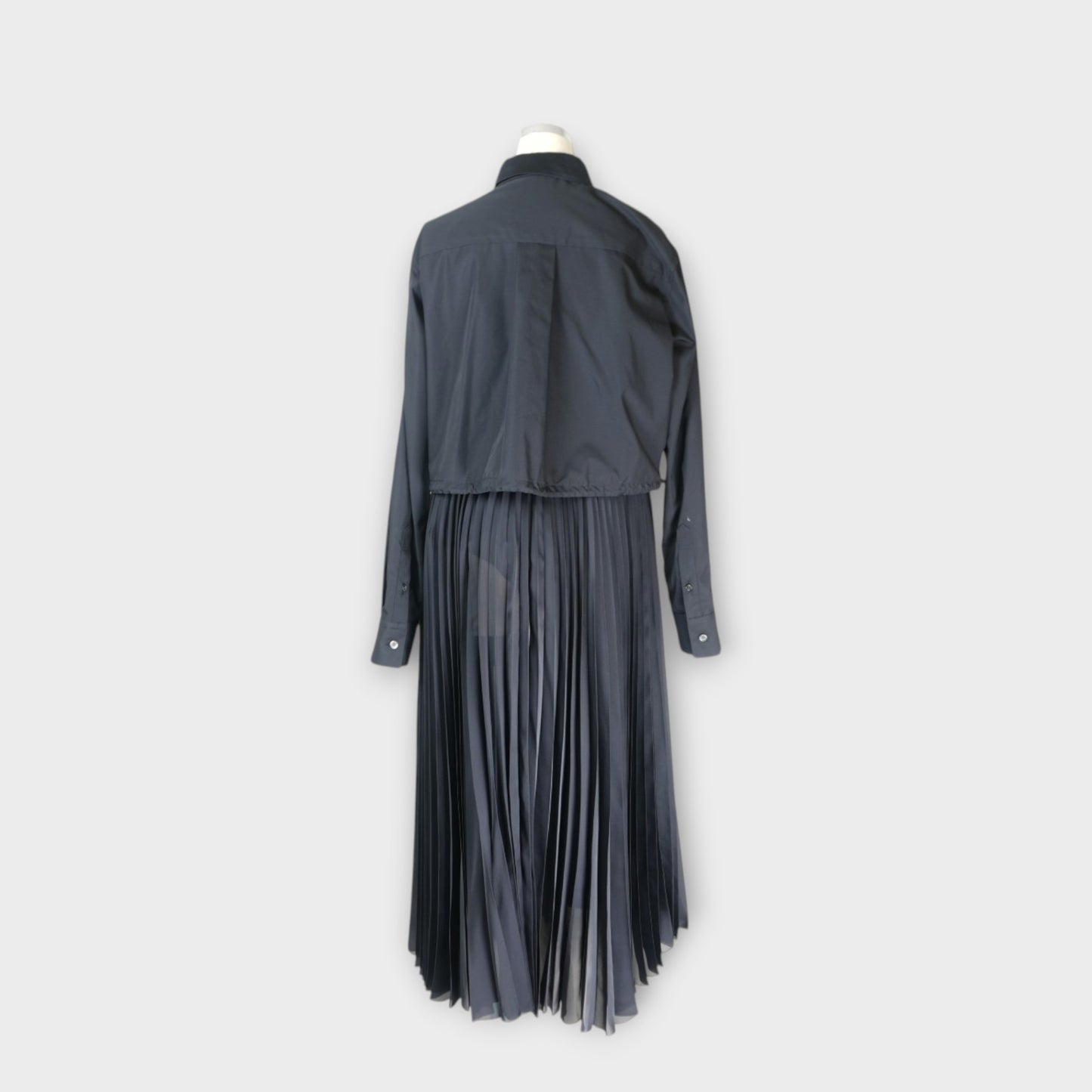 sacai WOMEN Poplin x Satin Dress