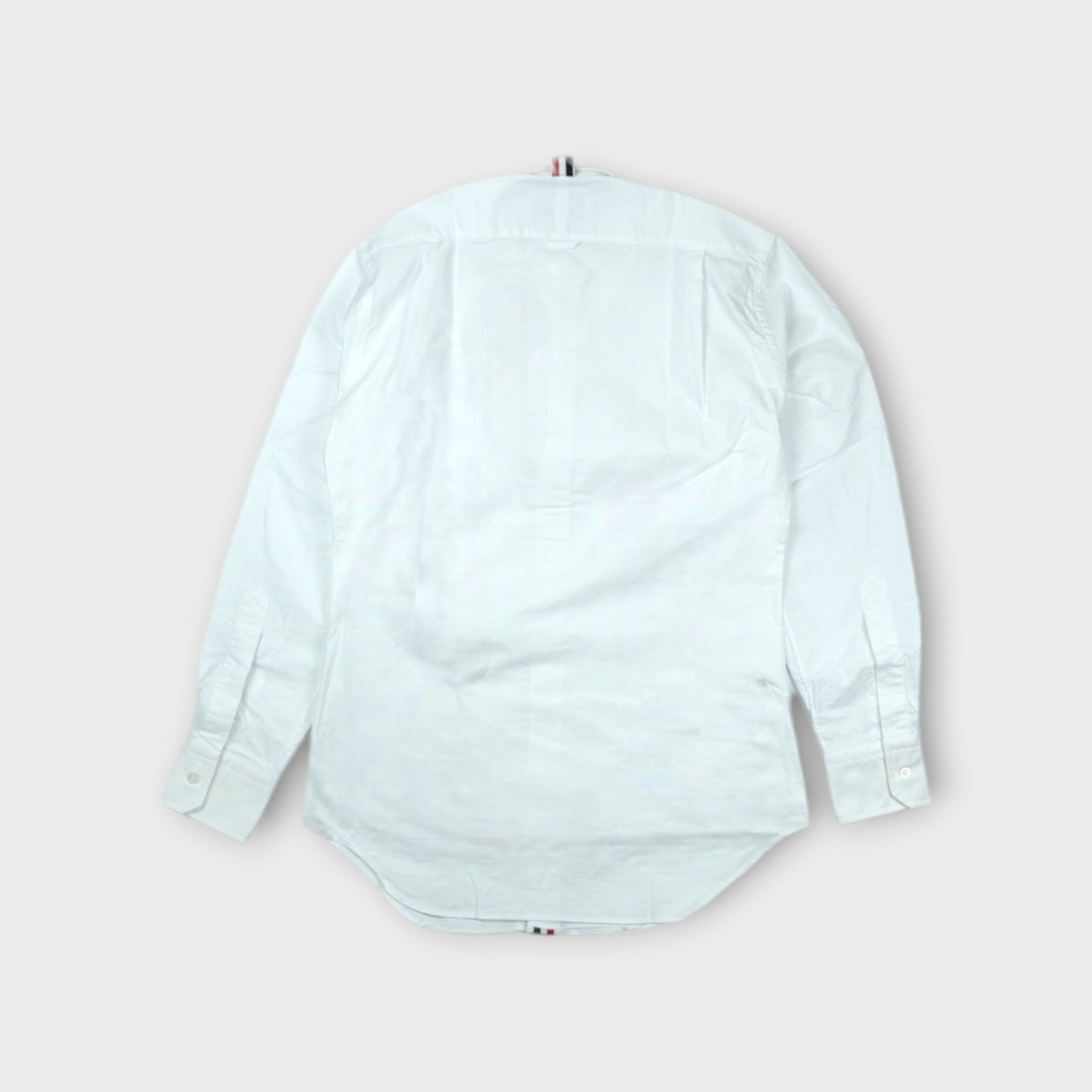 THOM BROWNE CLASSIC L/S BD PC SHIRT W/ CF GG PLACKET IN OXFORD