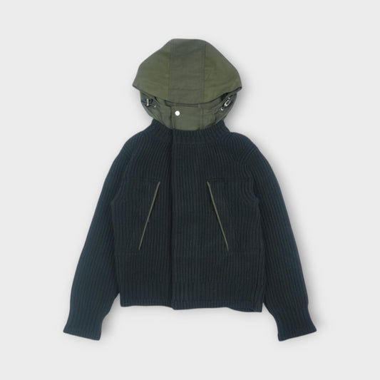 sacai Wool Knit x Grosgrain Blouson