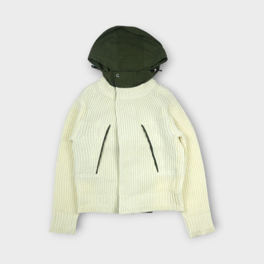 sacai Wool Knit x Grosgrain Blouson