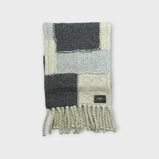 GANNI Wool Coton Mix Knit Scarf