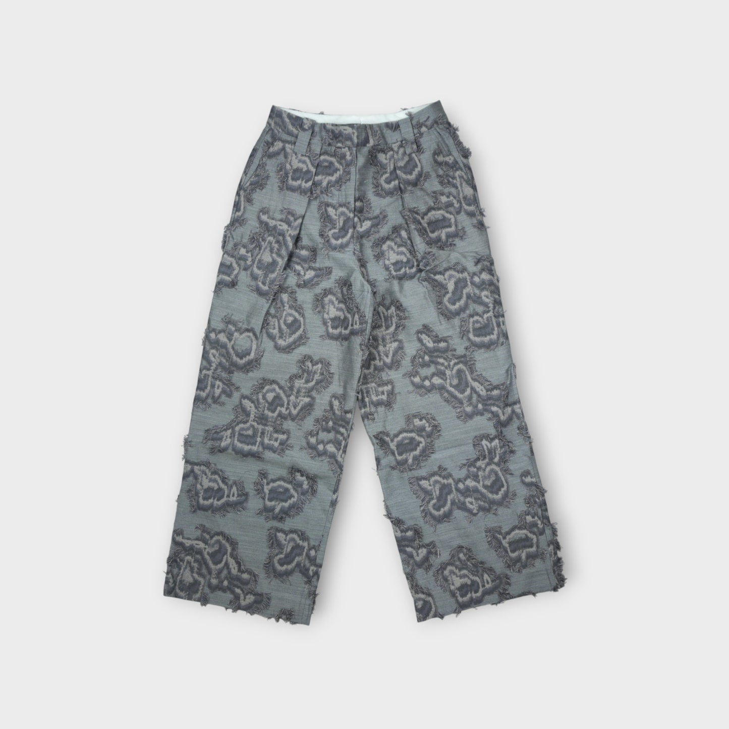 GANNI Fil Coupe Suiting Big Pleat Pants