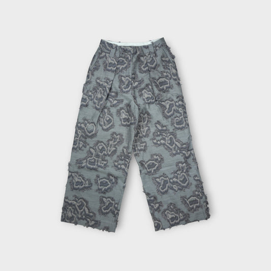 GANNI Fil Coupe Suiting Big Pleat Pants