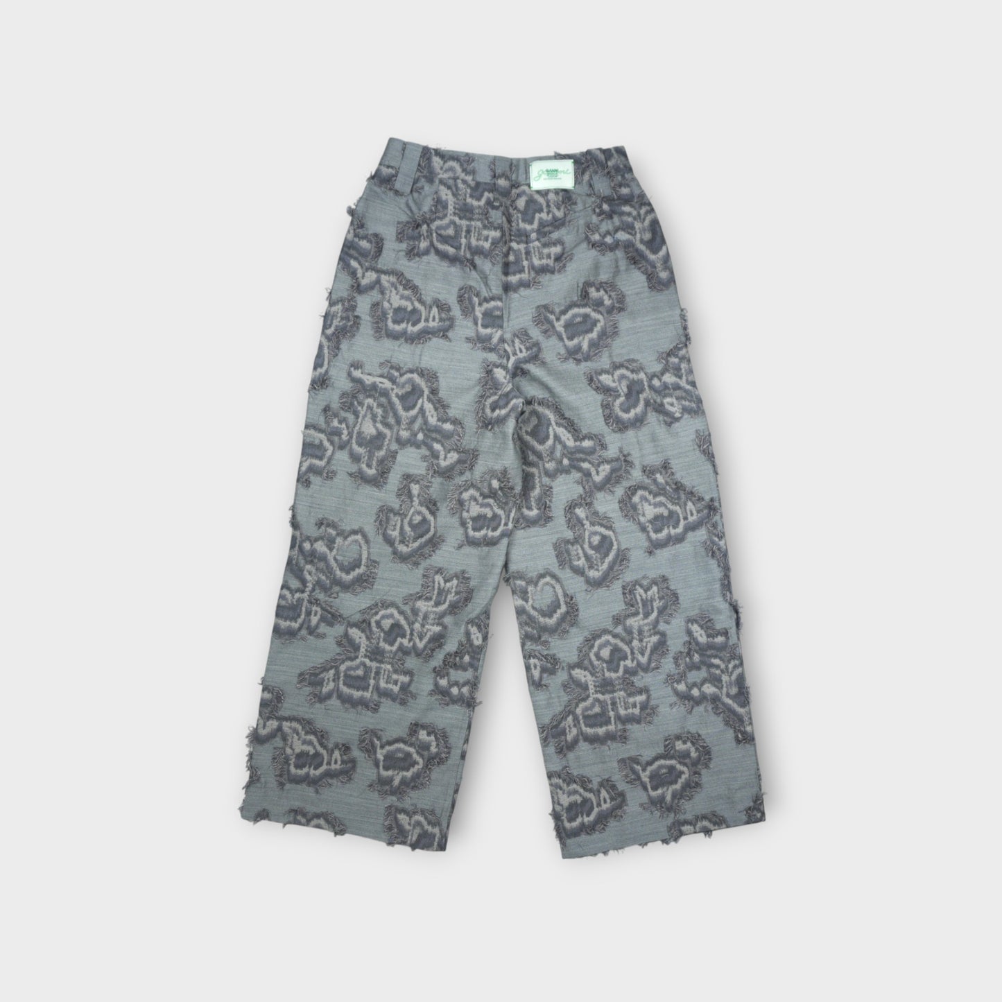 GANNI Fil Coupe Suiting Big Pleat Pants
