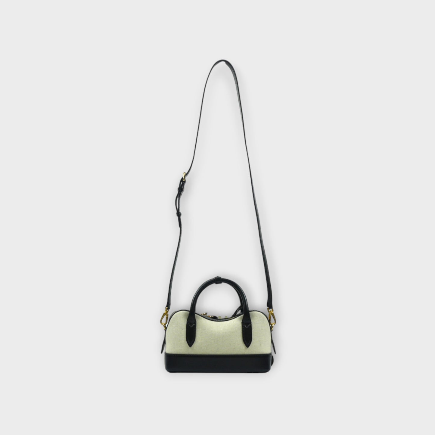 STELLA McCARTNEY STELLA RYDER SMALL BAG ECO COTTON CANVAS & ECO ALTER MAT