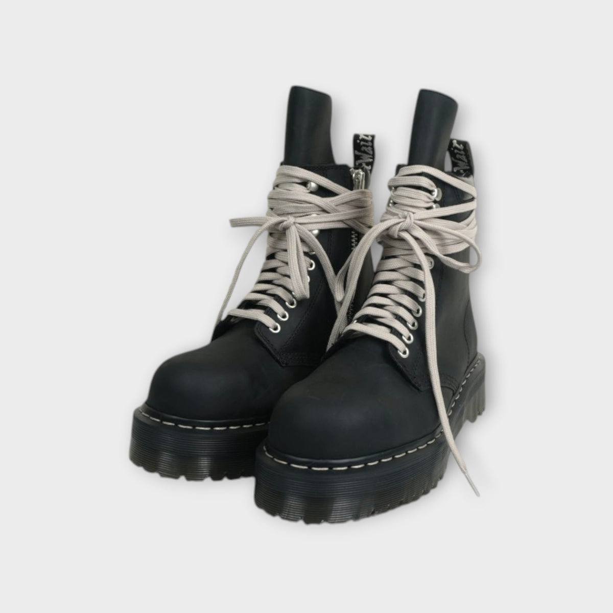 Rick Owens × Dr.Martens QUAD SOLE STEEL TOE BOOT