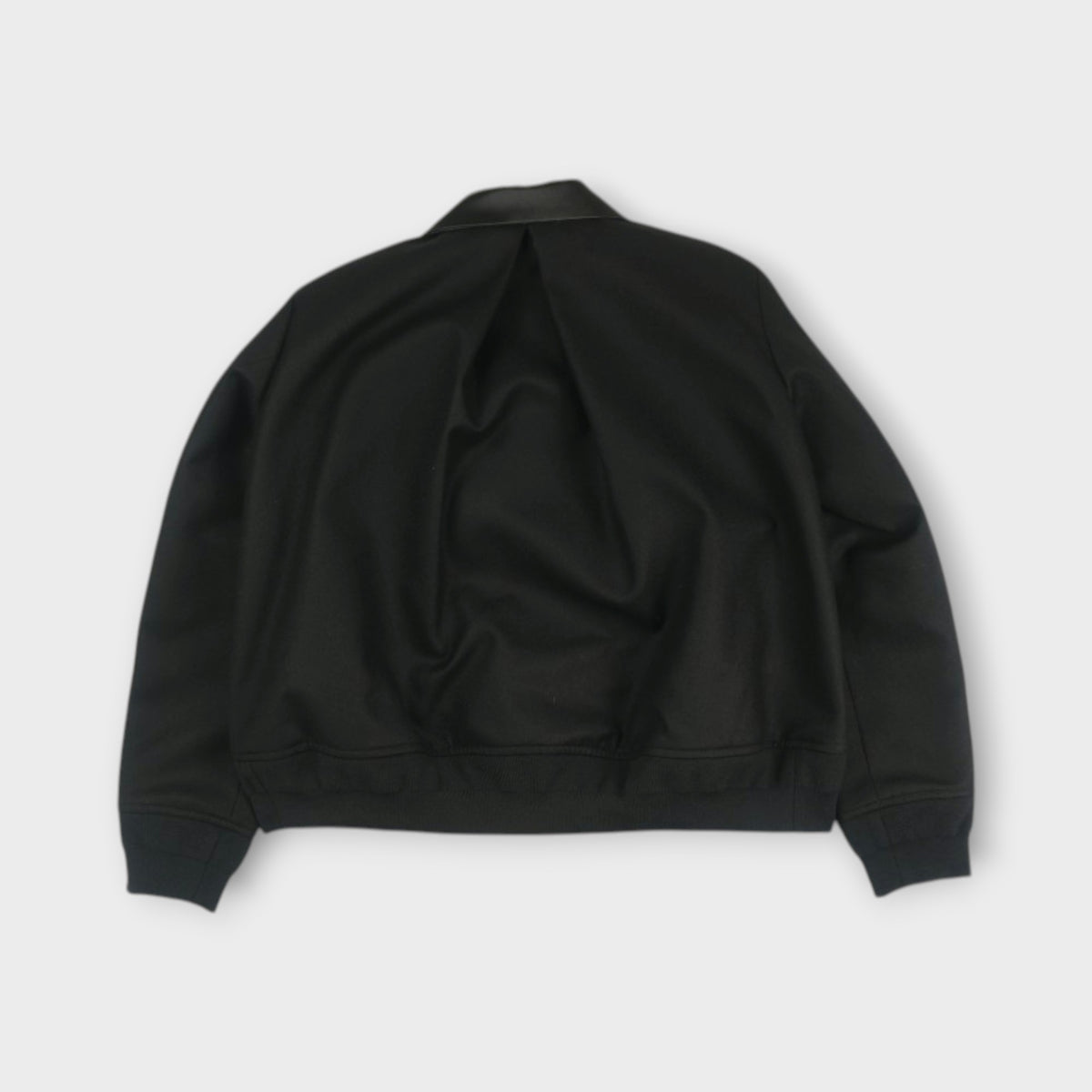 sacai WOMEN Wool Flannel x Nylon Twill Jacket