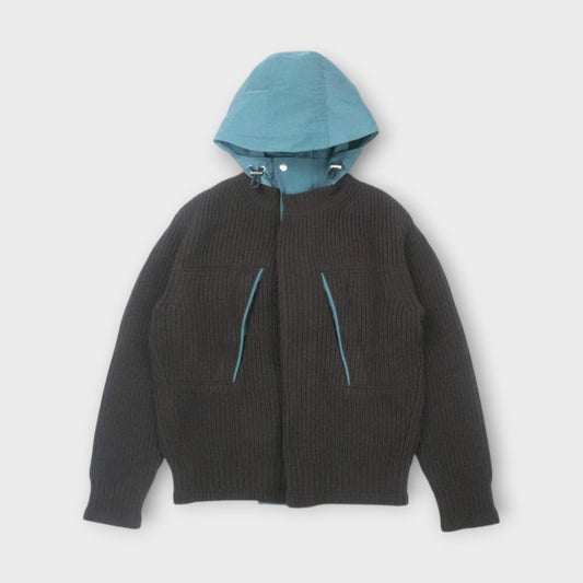 sacai Grosgrain x Wool Knit Blouson