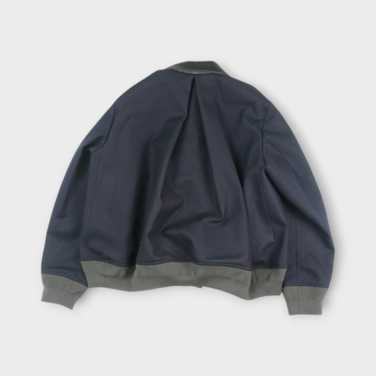 sacai WOMEN Wool Flannel x Nylon Twill Jacket