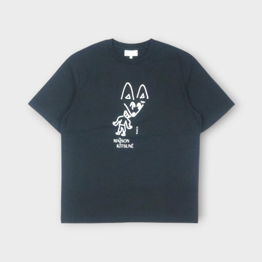 MAISON KITSUNÉ PARTY FOX COMFORT TEE-SHIRT