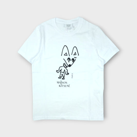 MAISON KITSUNÉ PARTY FOX REGULAR TEE-SHIRT