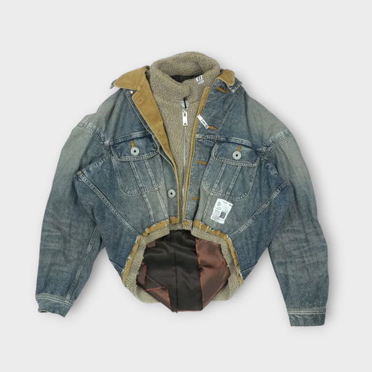 MIHARA YASUHIRO LAYERED DENIM JK