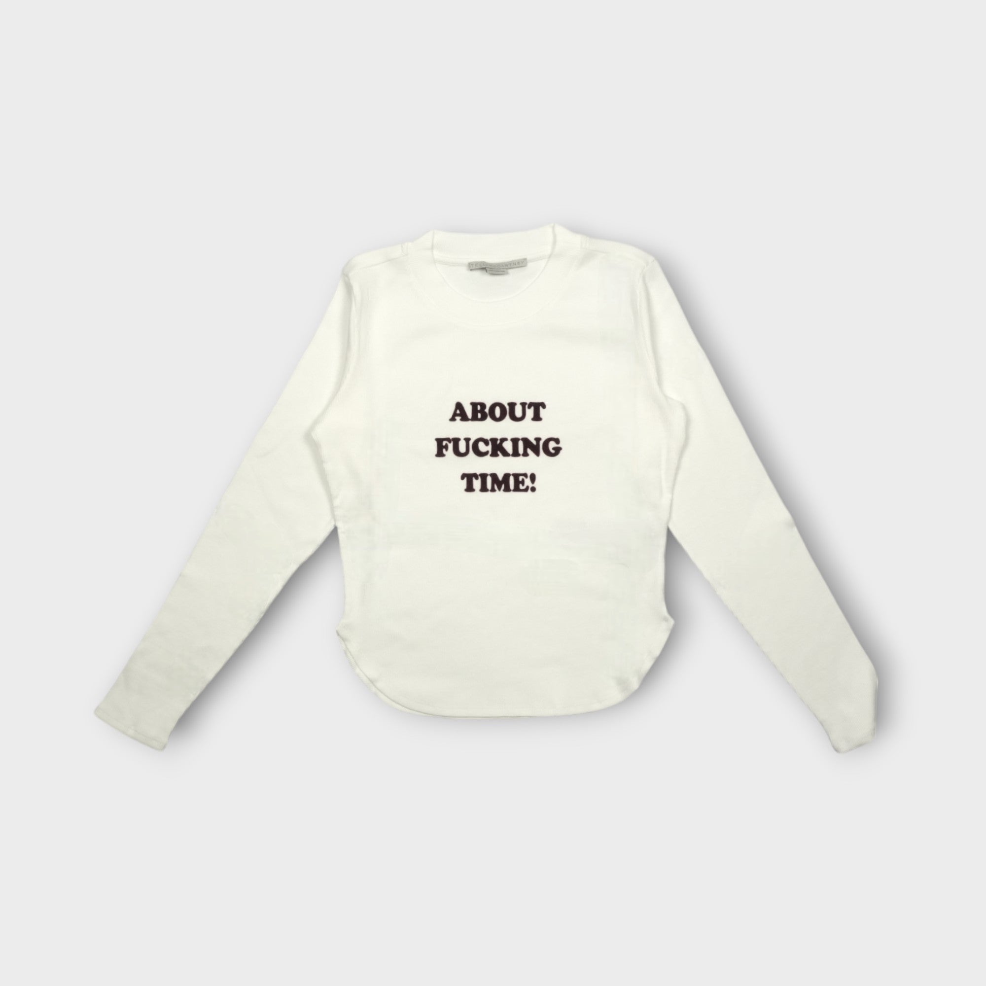 STELLA McCARTNEY About F* Time Long Sleeves T-Shirt