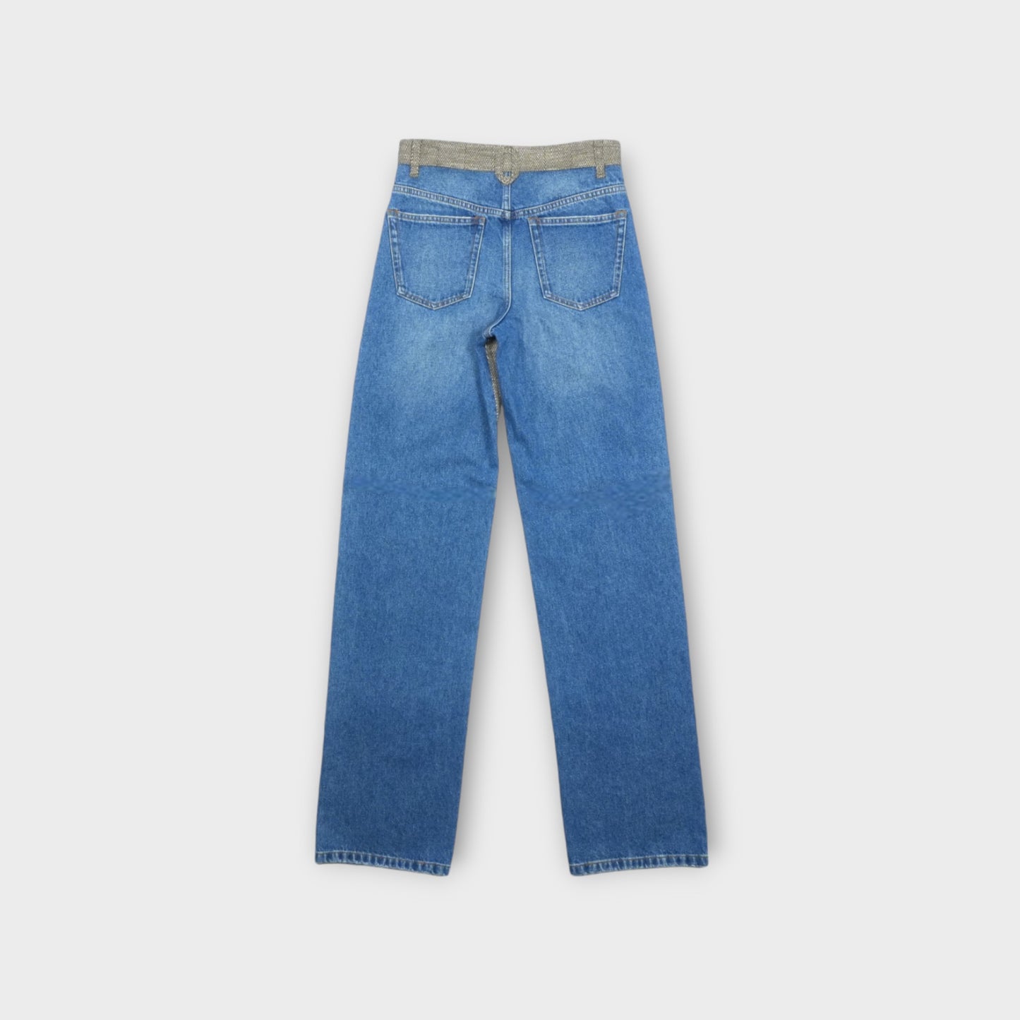 STELLA McCARTNEY Tweed And Denim Jeans