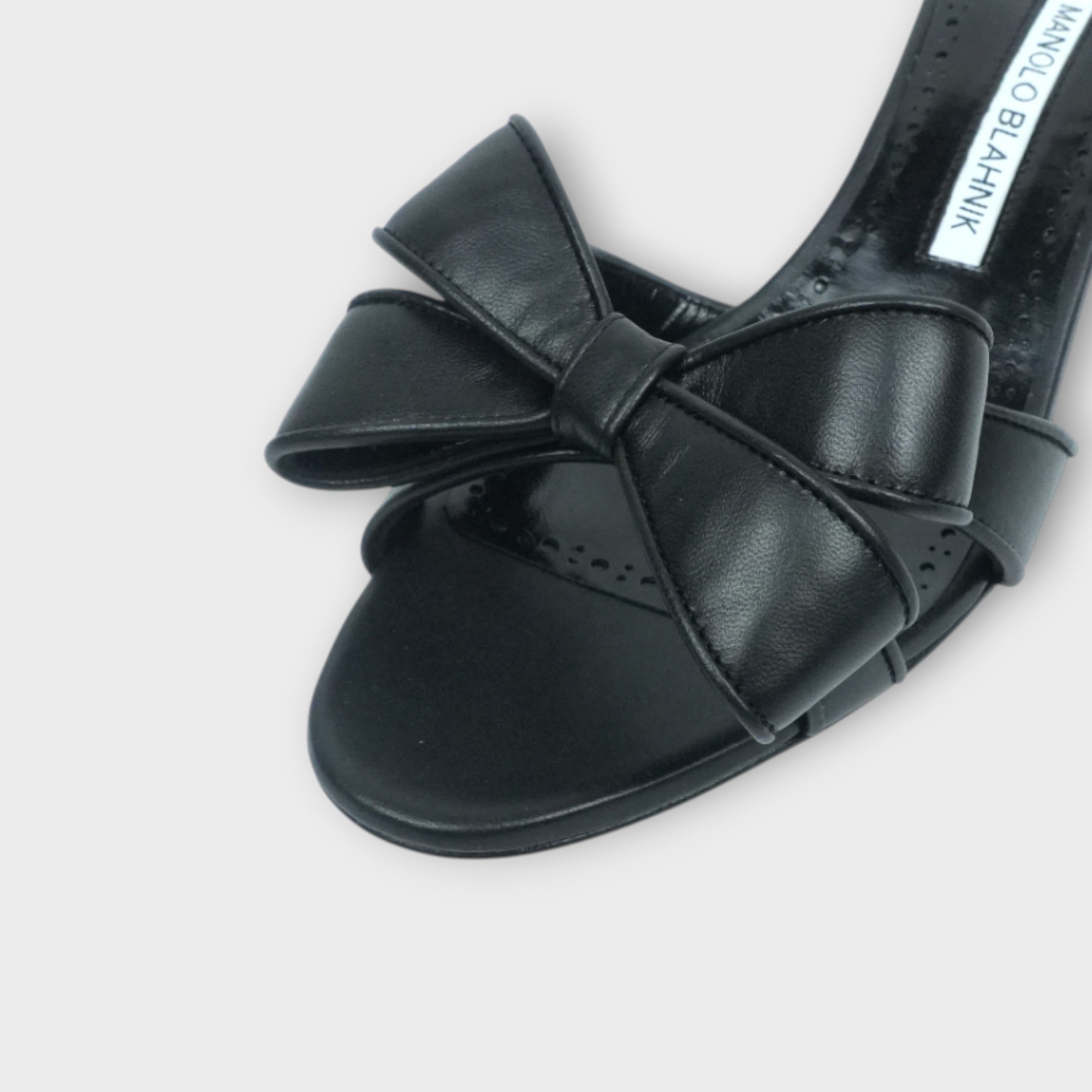 MANOLO BLAHNIK ブラックミュール Manolo Blahnik Maysale 50mm ミュール 通販 - FARFETCH