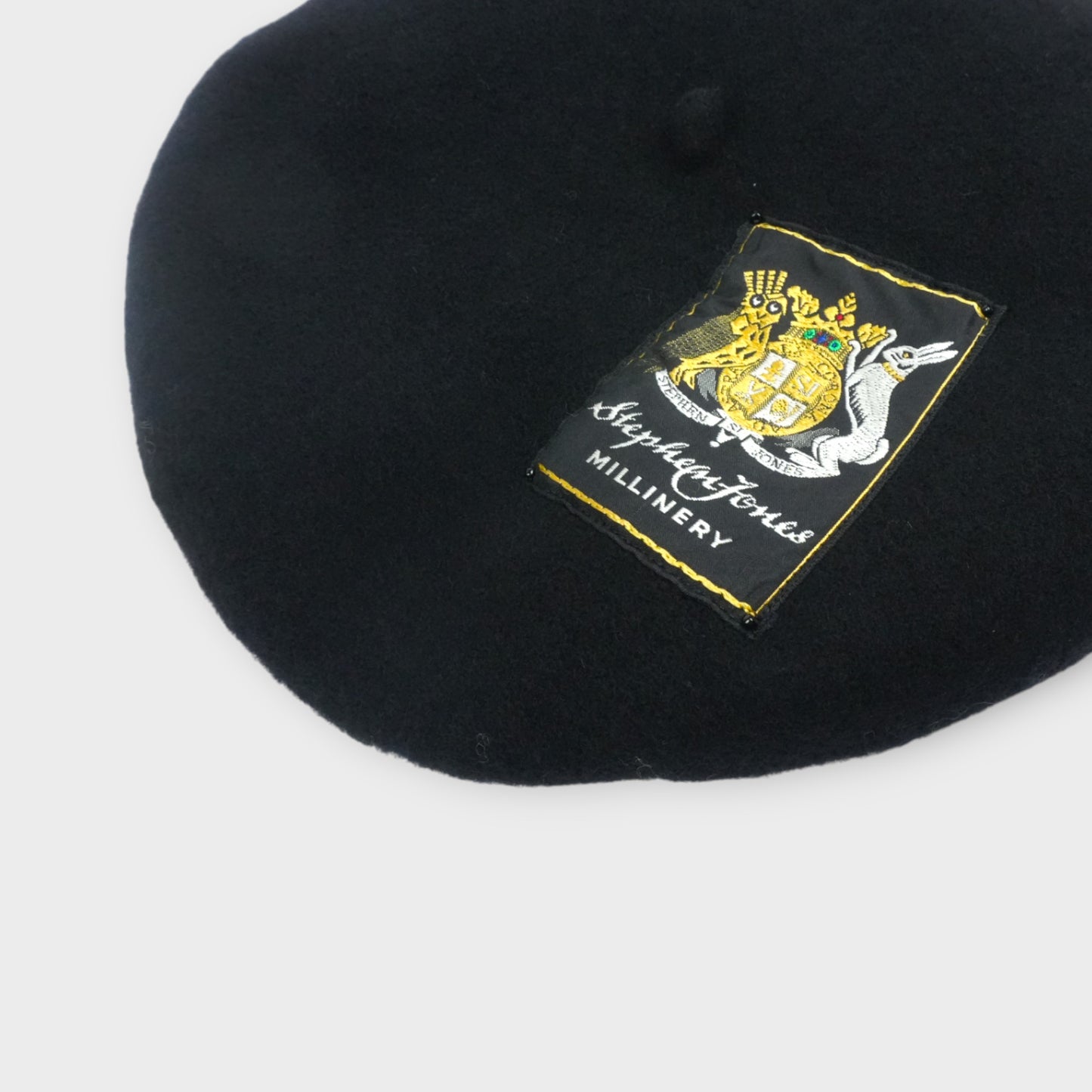 Stephen Jones Sense - beret with jacquard label