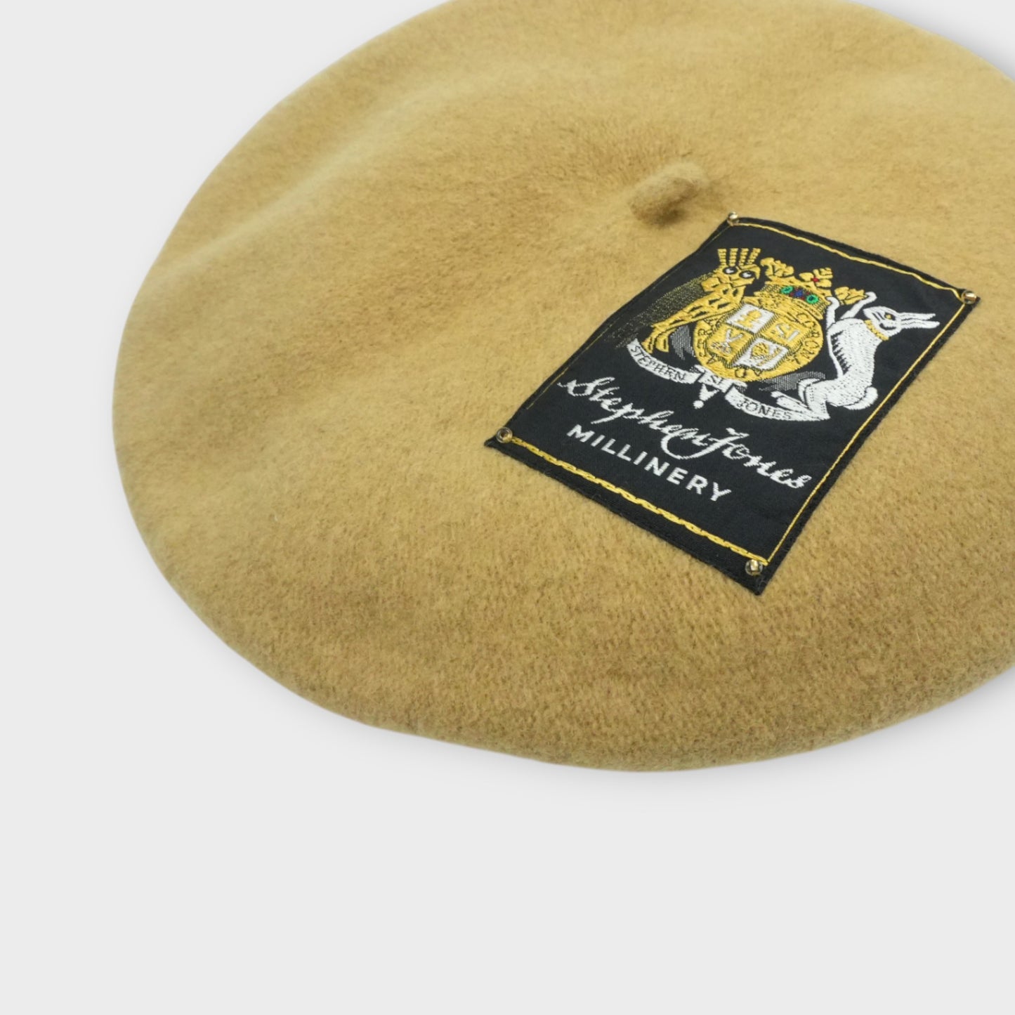 Stephen Jones Sense - beret with jacquard label