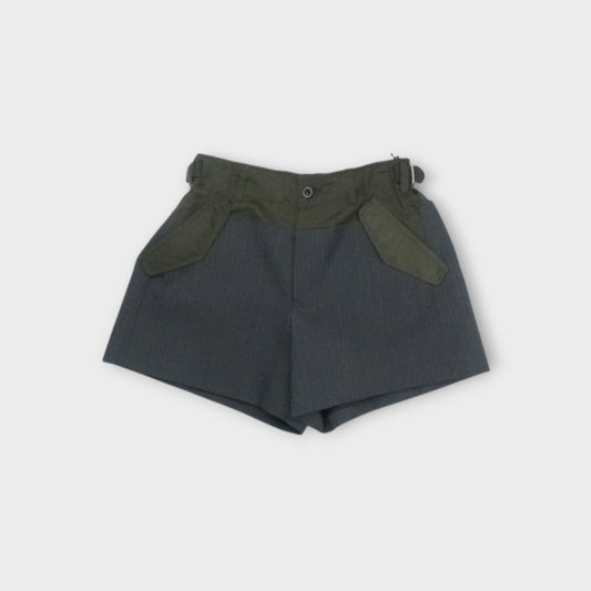sacai  Stripe Doeskin Shorts