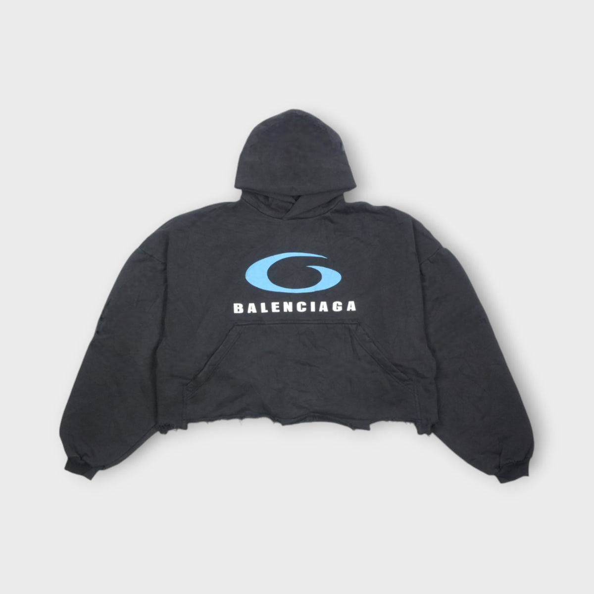 BALENCIAGA Cropped Hoodie – mou by ACROPOLIS