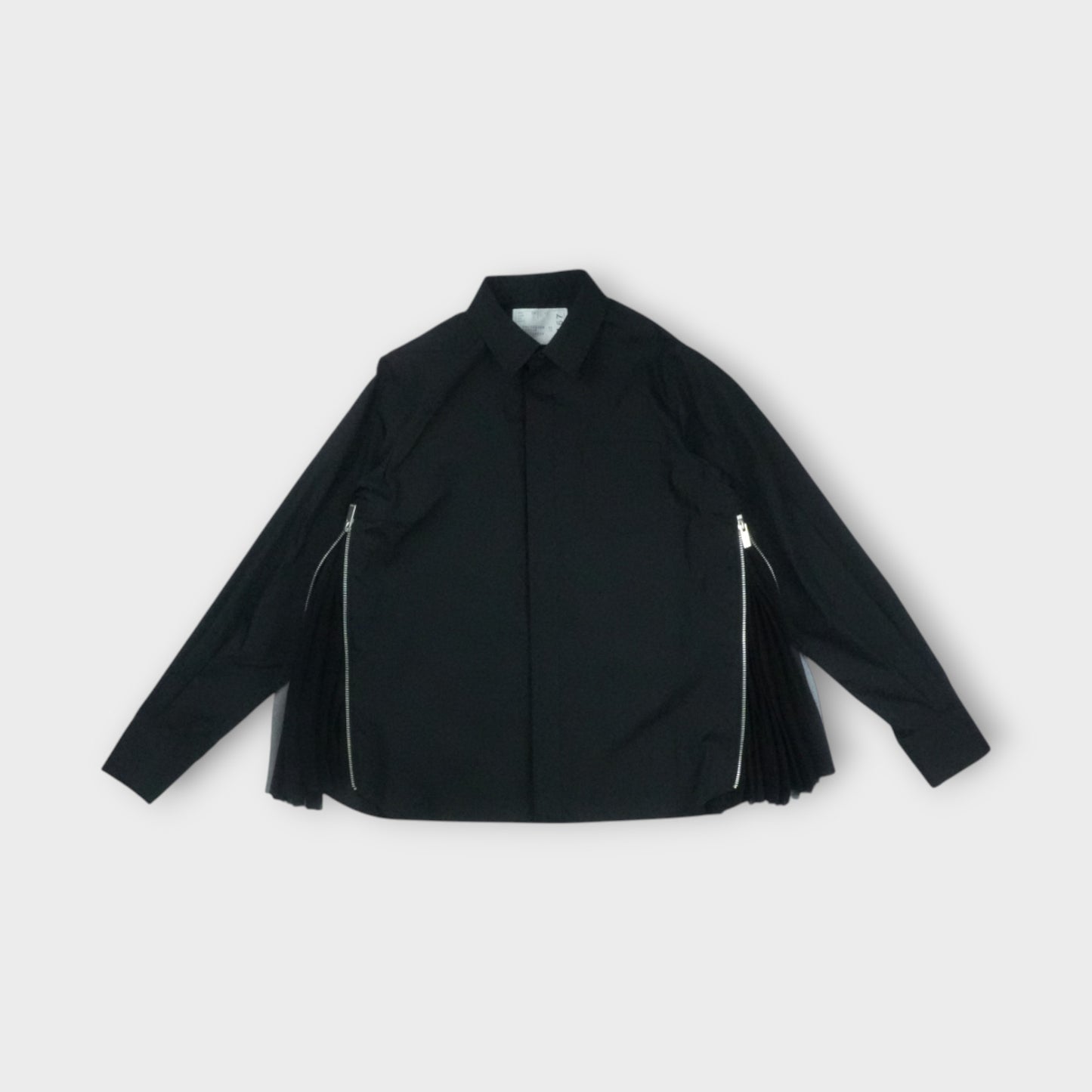 sacai  Poplin x Chiffon Shirt