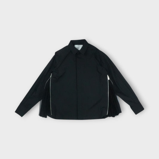 sacai  Poplin x Chiffon Shirt