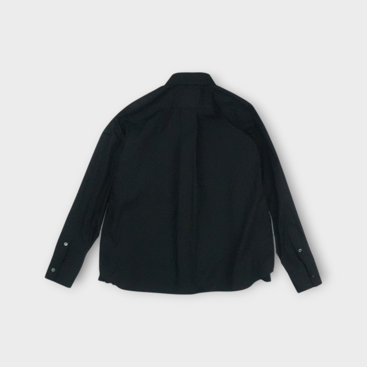 sacai  Poplin x Chiffon Shirt