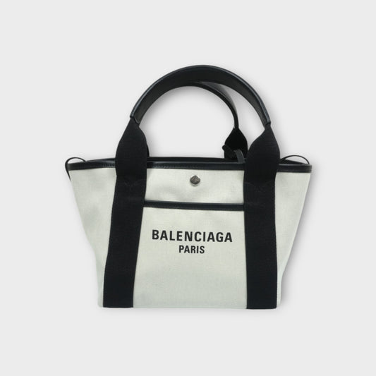 BALENCIAGA NAVY REVAMP TOTE S