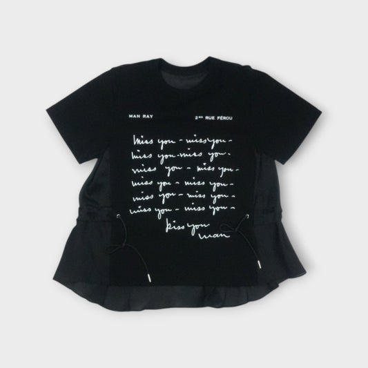 sacai  Cotton Jersey T-Shirt