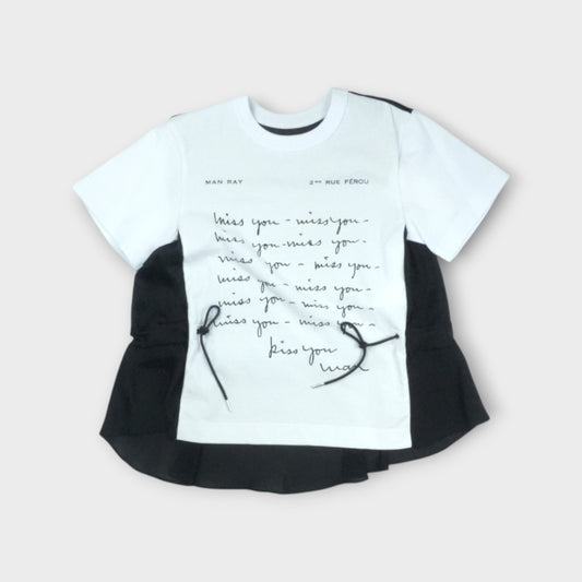sacai  Cotton Jersey T-Shirt