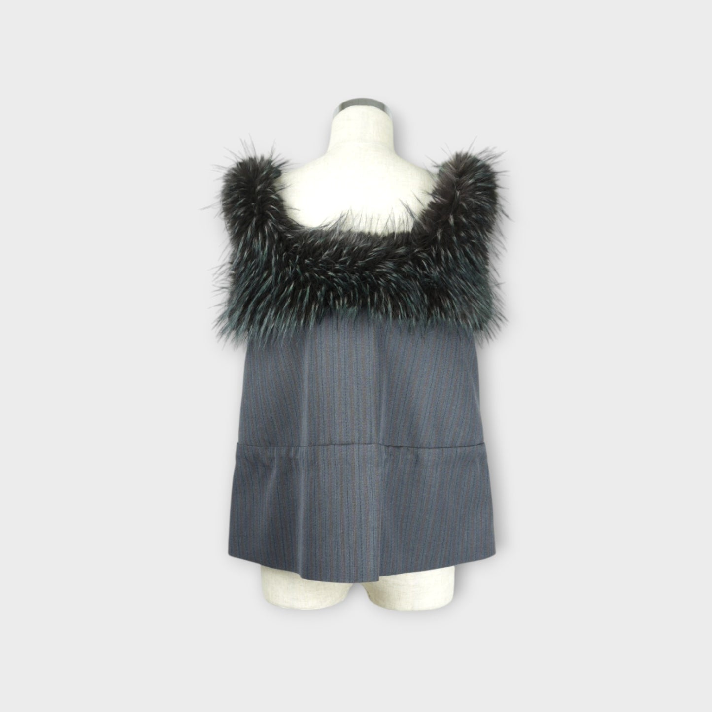 sacai Stripe Doeskin Tank Top