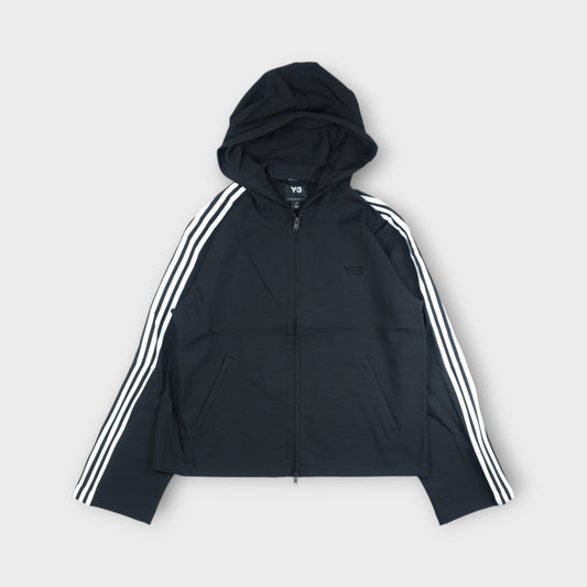 Y-3 HOODED TRACK TOP 3STRIPE