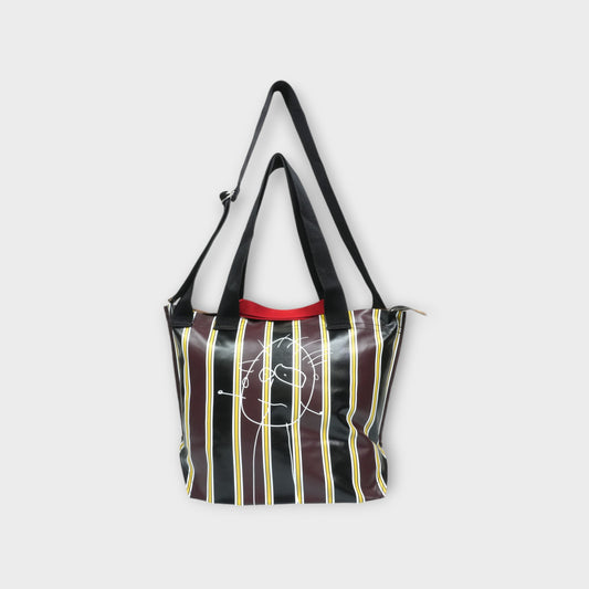 PLAN C MEDIUM PRINTED SHOPPER BAG