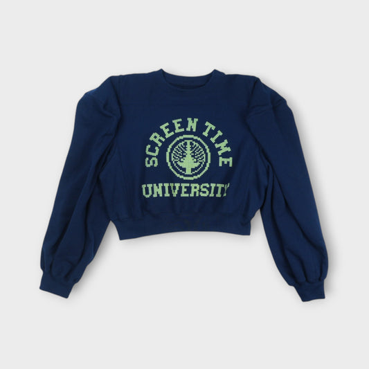 ANREALAGE BOX CREW NECK SWEAT