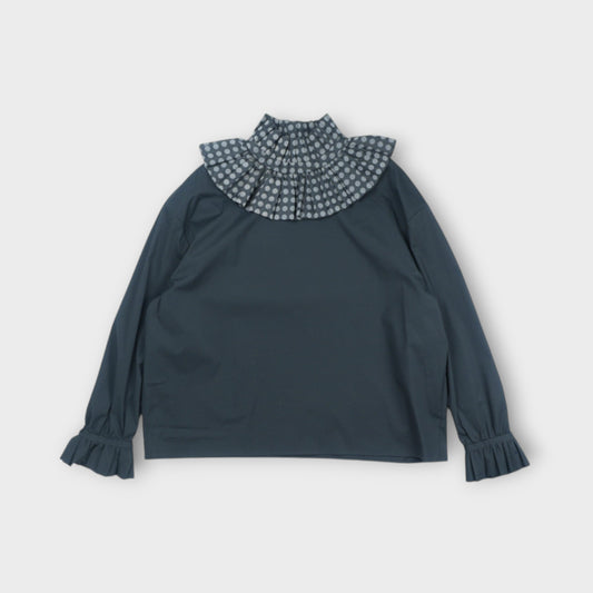 ANREALAGE RUFFLE COLLAR BLOUSE