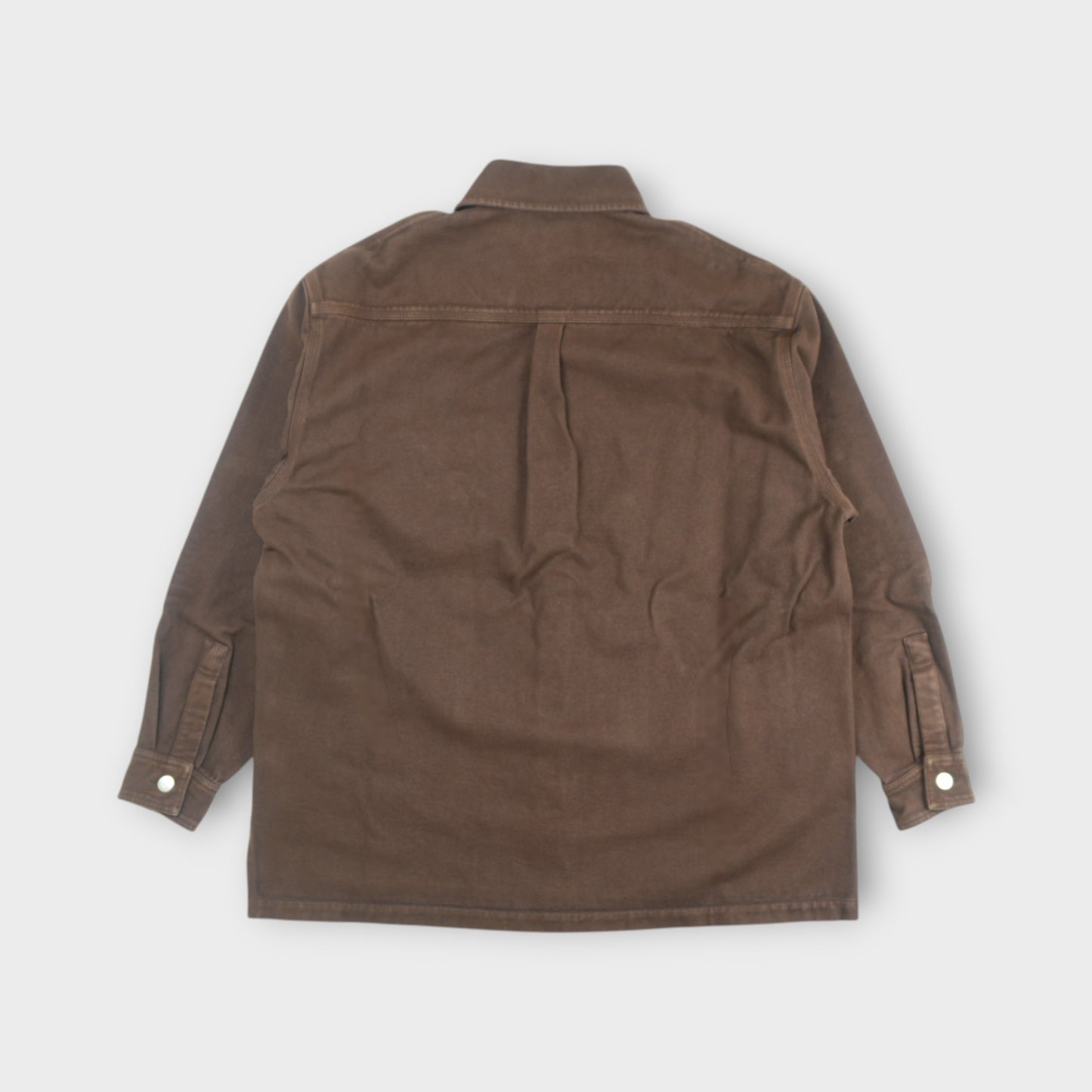 STELLA McCARTNEY BROWN WASH DENIM OVERSHIRT