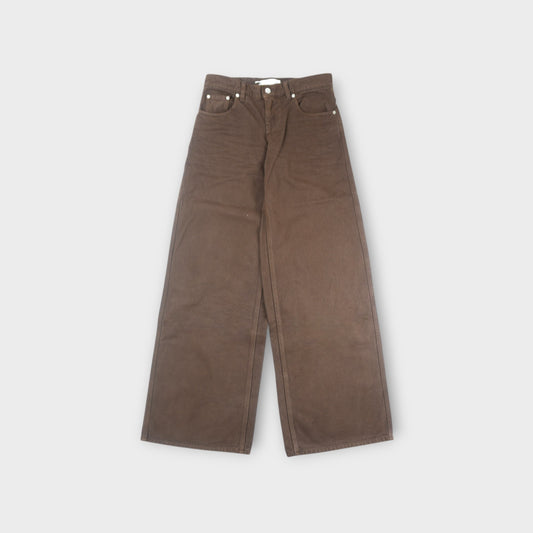 STELLA McCARTNEY BROWN WASH WIDE LEG