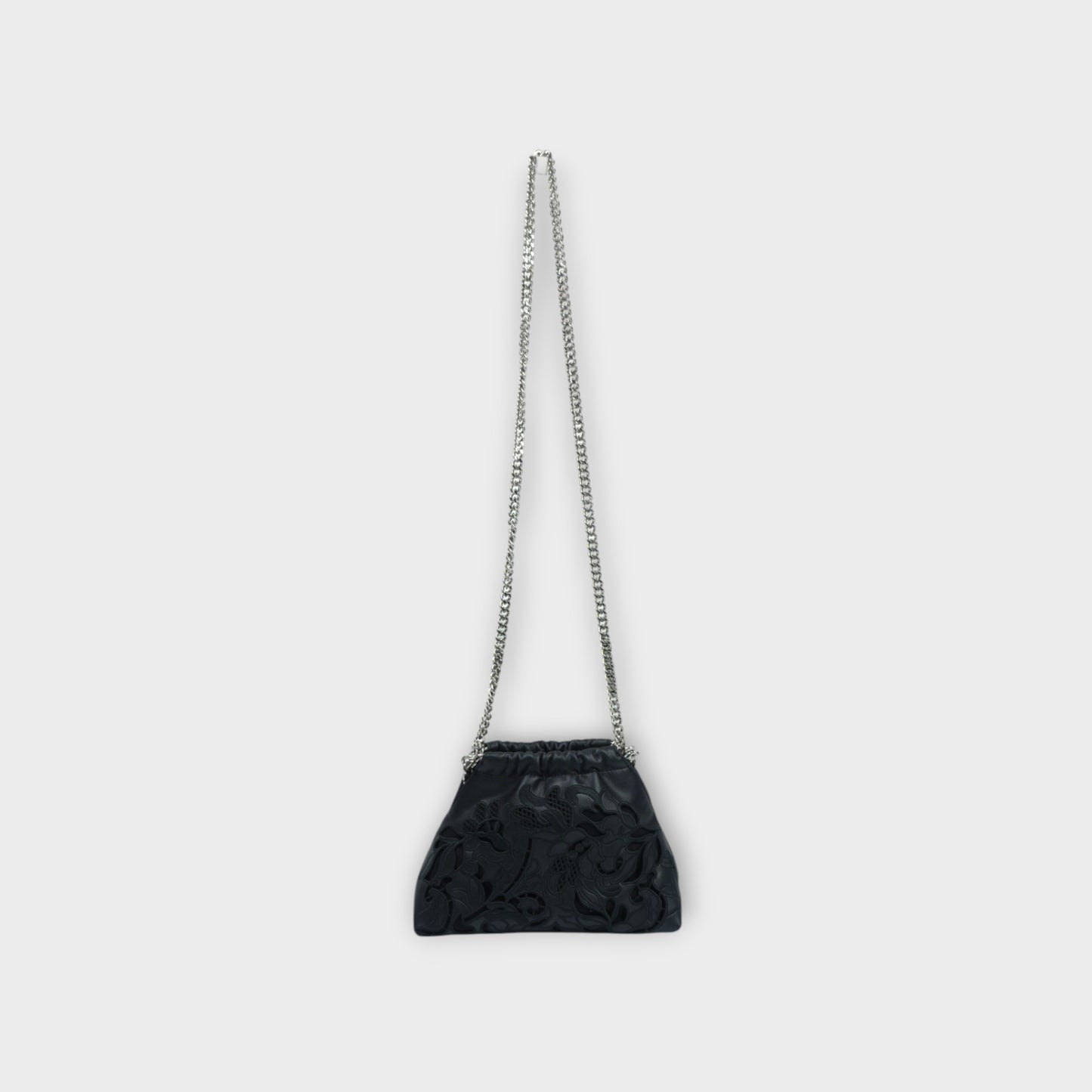 STELLA McCARTNEY FALABELLA MINI DRAWSTRING BAG LACE ON ALTER MAT