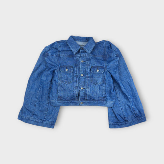 ANREALAGE BOX DENIM JACKET
