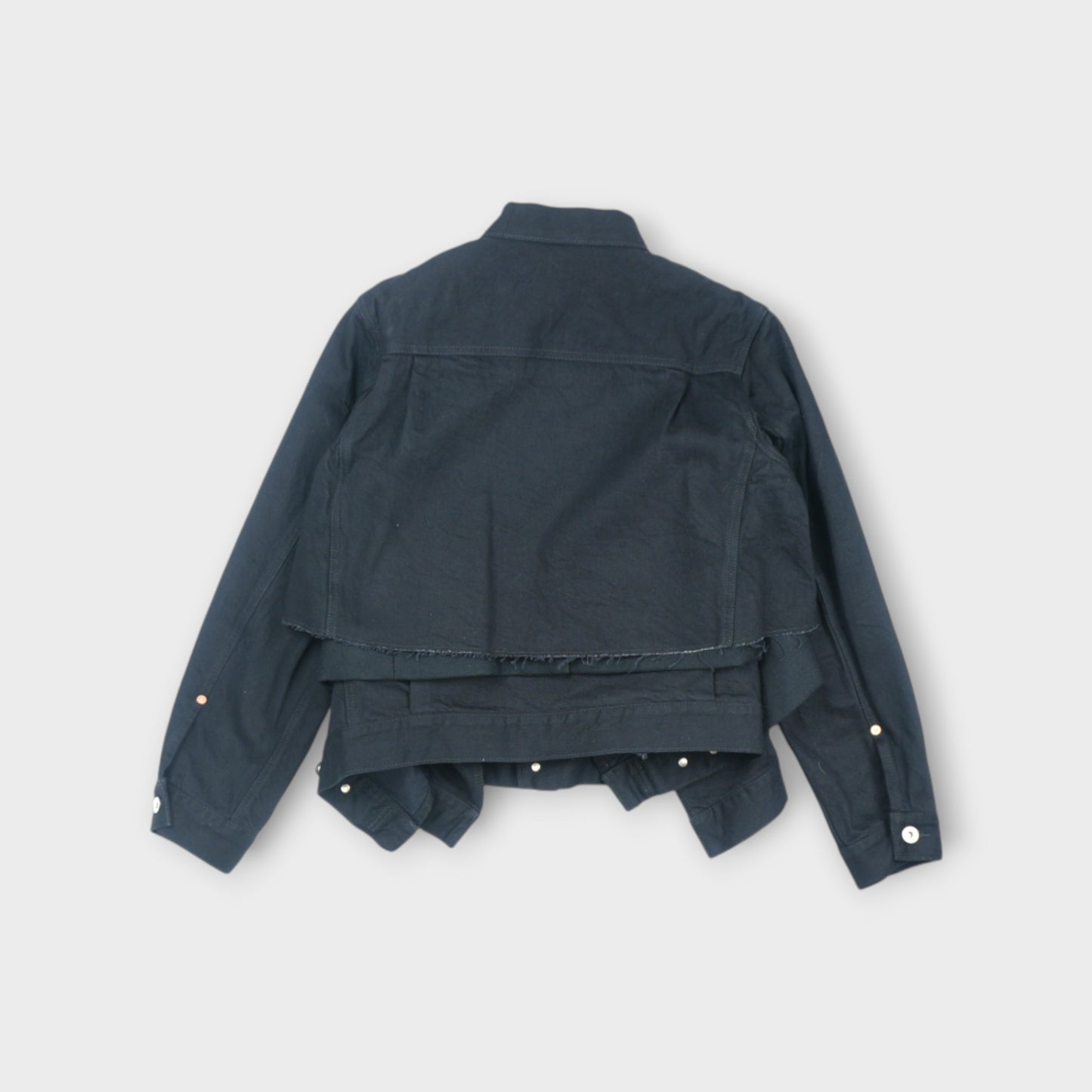 sacai  Denim x Wool Melton Jacket