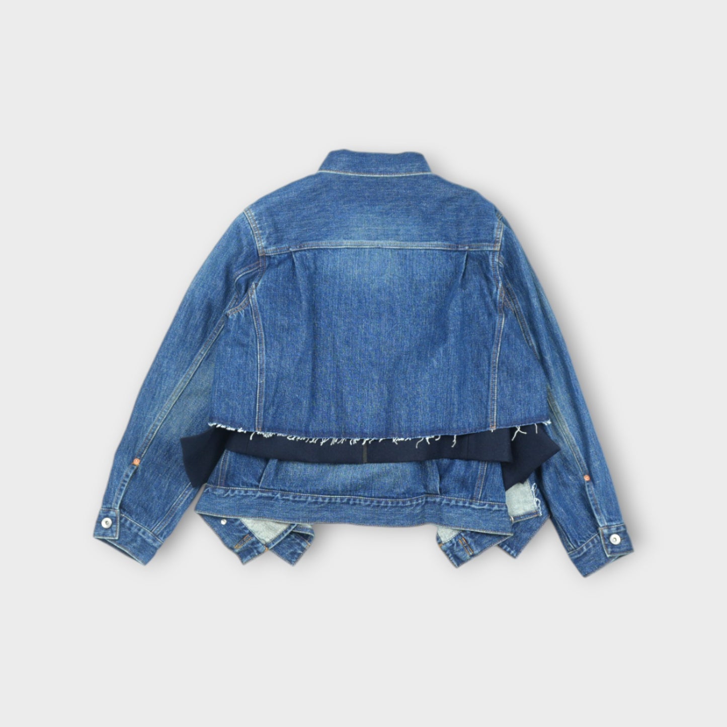 sacai  Denim x Wool Melton Jacket