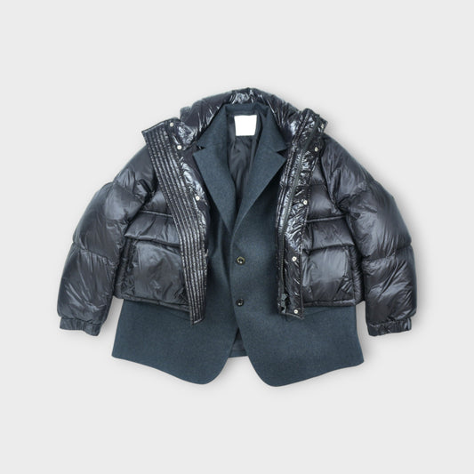 sacai  Wool Melton x Puffer Blouson