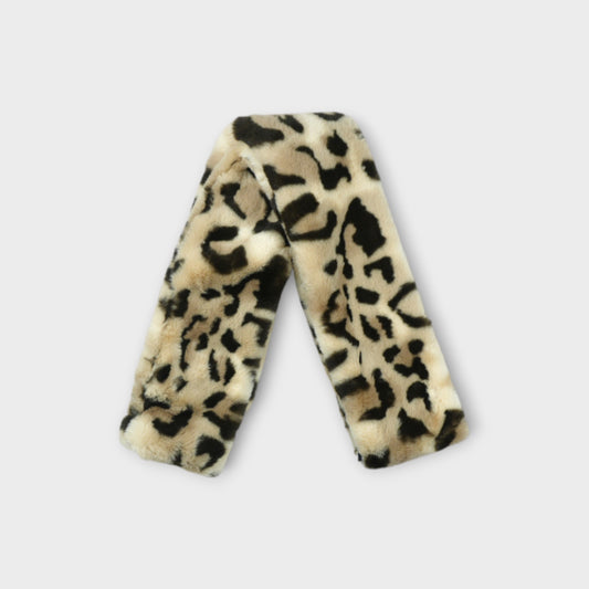 Vaquera WOMEN LEOPARD FAUX FUR SCARF