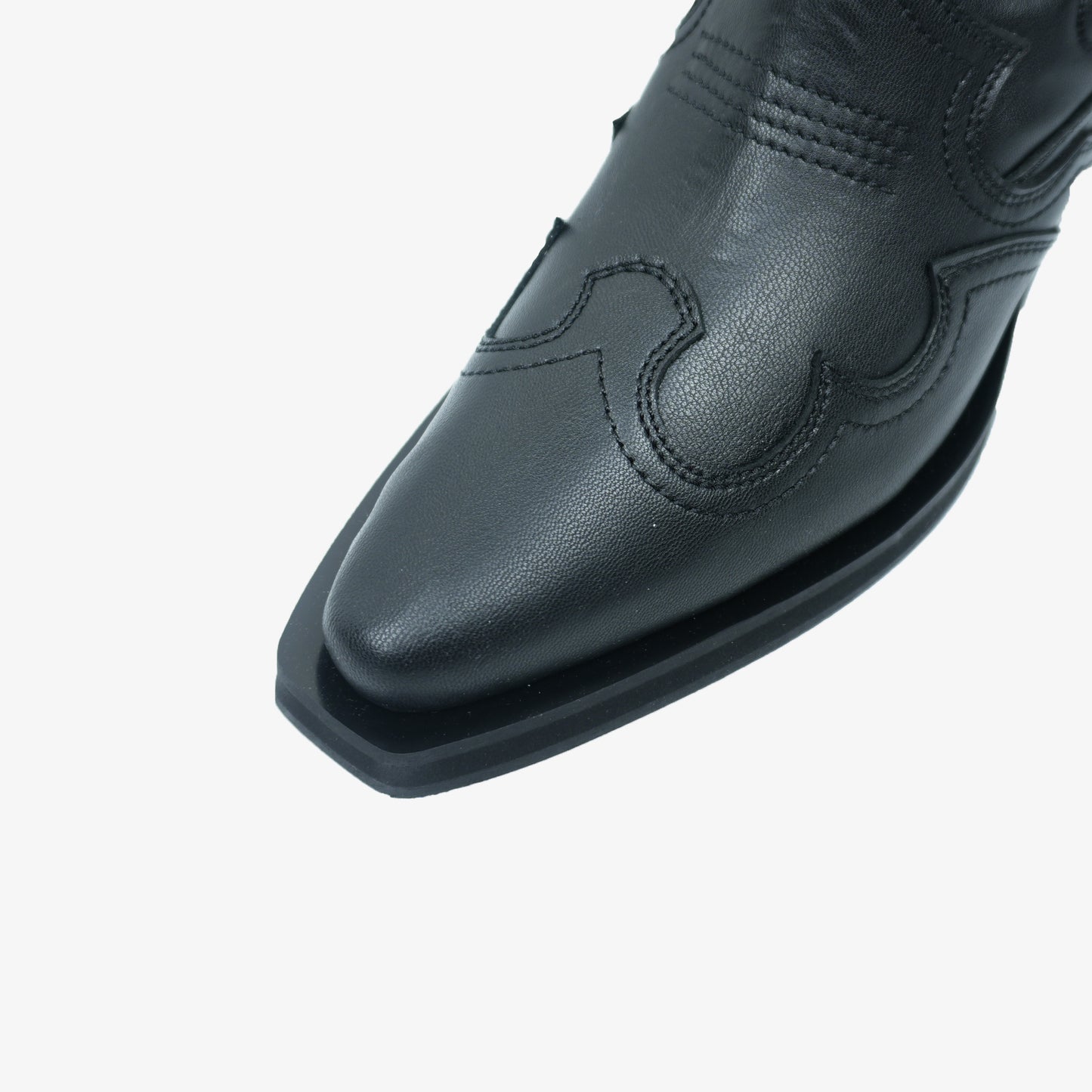 GANNI Mid Shaft Embroidered Western Boot