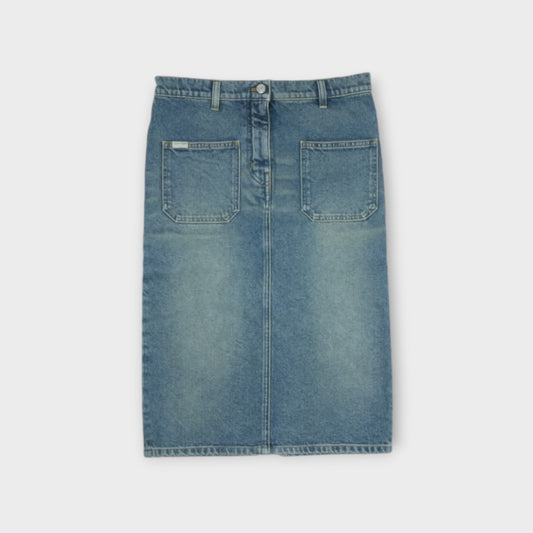 courreges SKIRT 2-POCKET DENIM