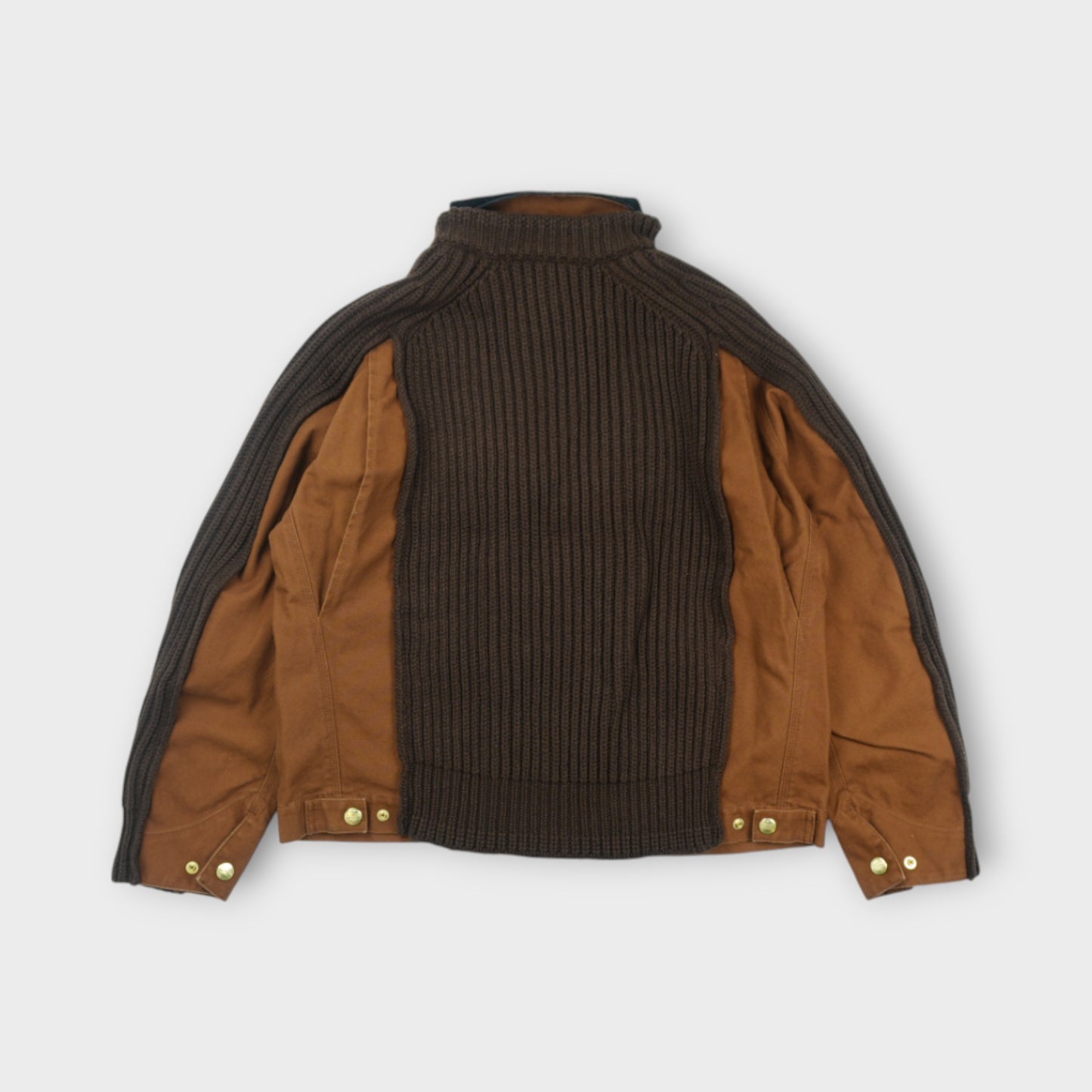 sacai Carhartt WIP Washed Duck x Wool Knit Blouson