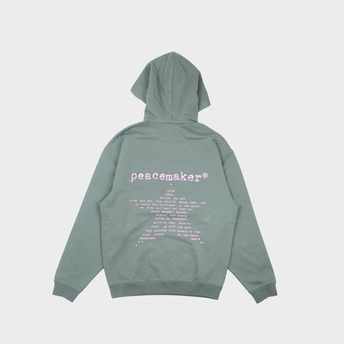 PEACEMAKER × OAMC Loose Fit Hoodie Star Print